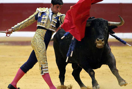 西班牙斗牛士为什么要挥舞红色的布